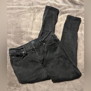 J.Crew Black 10" High Rise Skinny Denim Jeans Sz 32